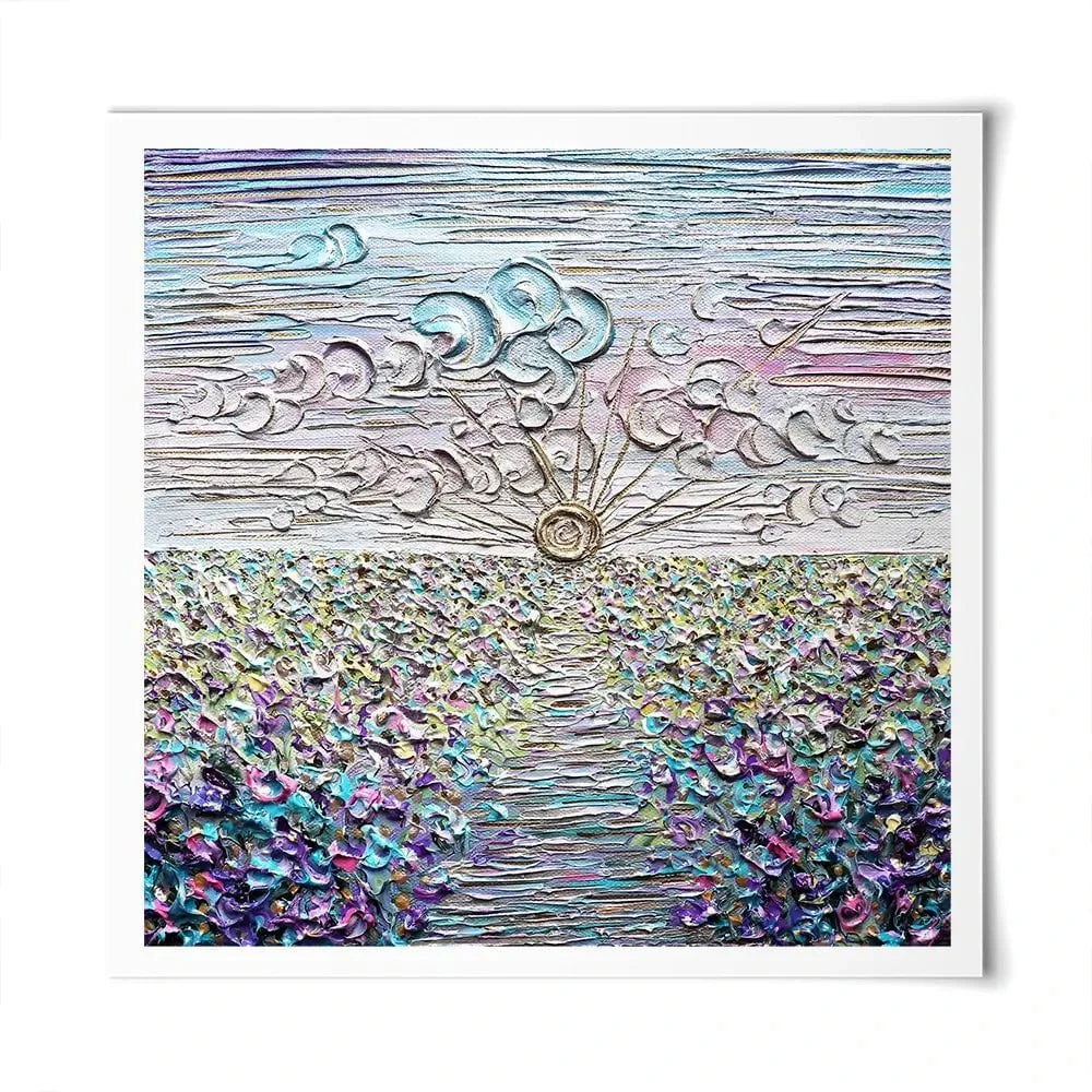 Be The Sunshine Square Art Print Be The Sunshine Square Art Print wall art product Nada Khatib