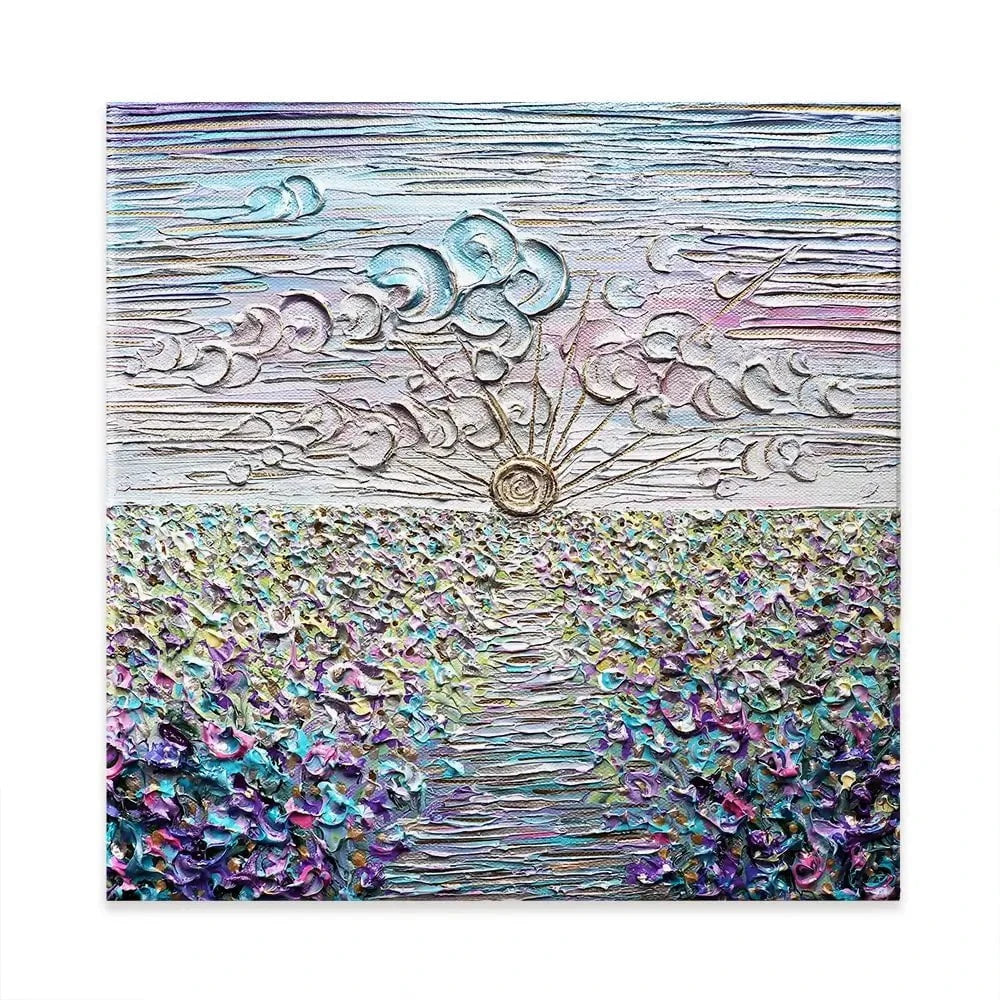 Be The Sunshine Square Canvas Print Be The Sunshine Square Canvas Print wall art product Nada Khatib