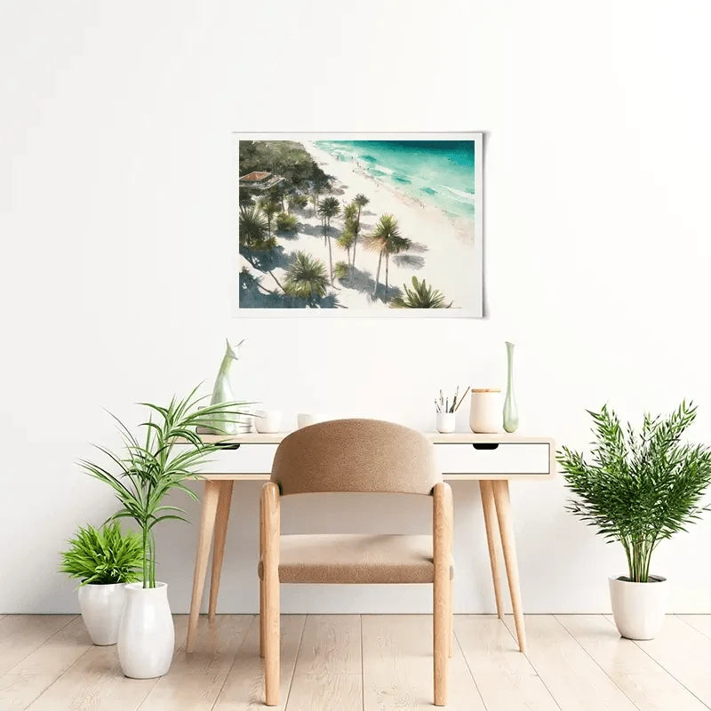 Beach And Palms Art Print Beach And Palms Art Print wall art product Svetlana Aleynikova