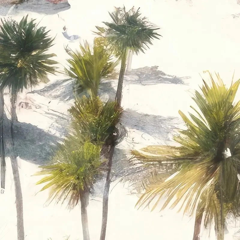 Beach And Palms Canvas Print Beach And Palms Canvas Print wall art product Svetlana Aleynikova