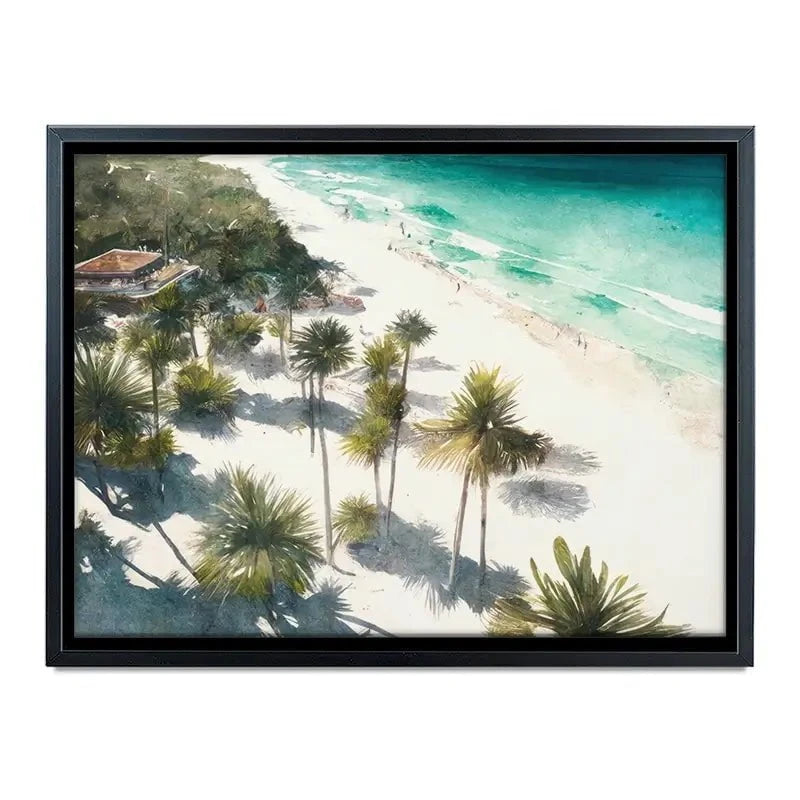 Beach And Palms Canvas Print Beach And Palms Canvas Print wall art product Svetlana Aleynikova