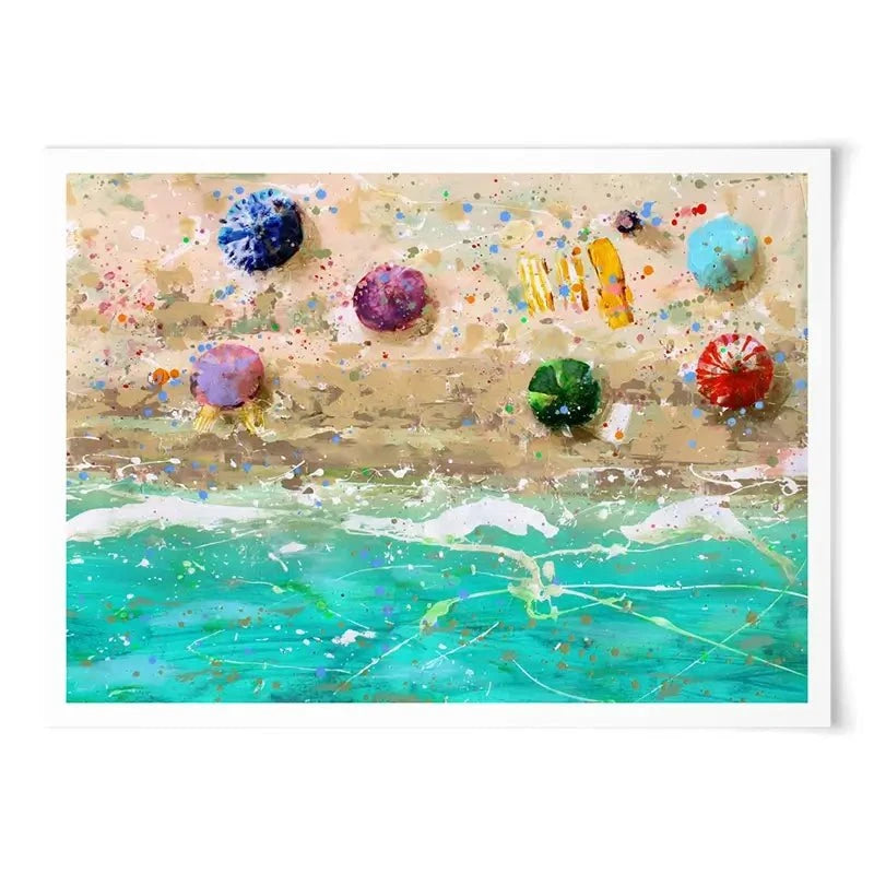 Beach Day Art Print Beach Day Art Print wall art product Studio Paint-Ing
