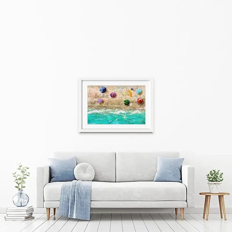 Beach Day Framed Art Print Beach Day Framed Art Print wall art product Studio Paint-Ing