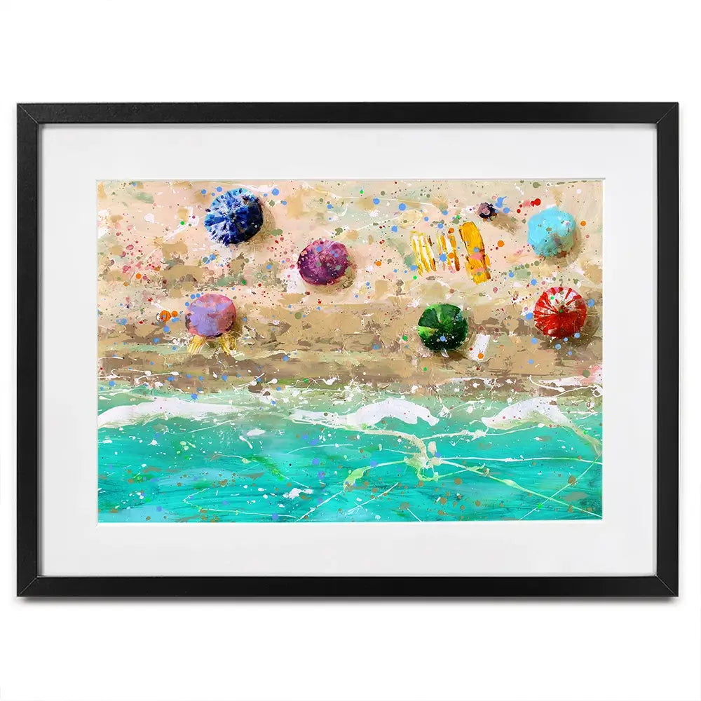 Beach Day Framed Art Print Beach Day Framed Art Print wall art product Studio Paint-Ing