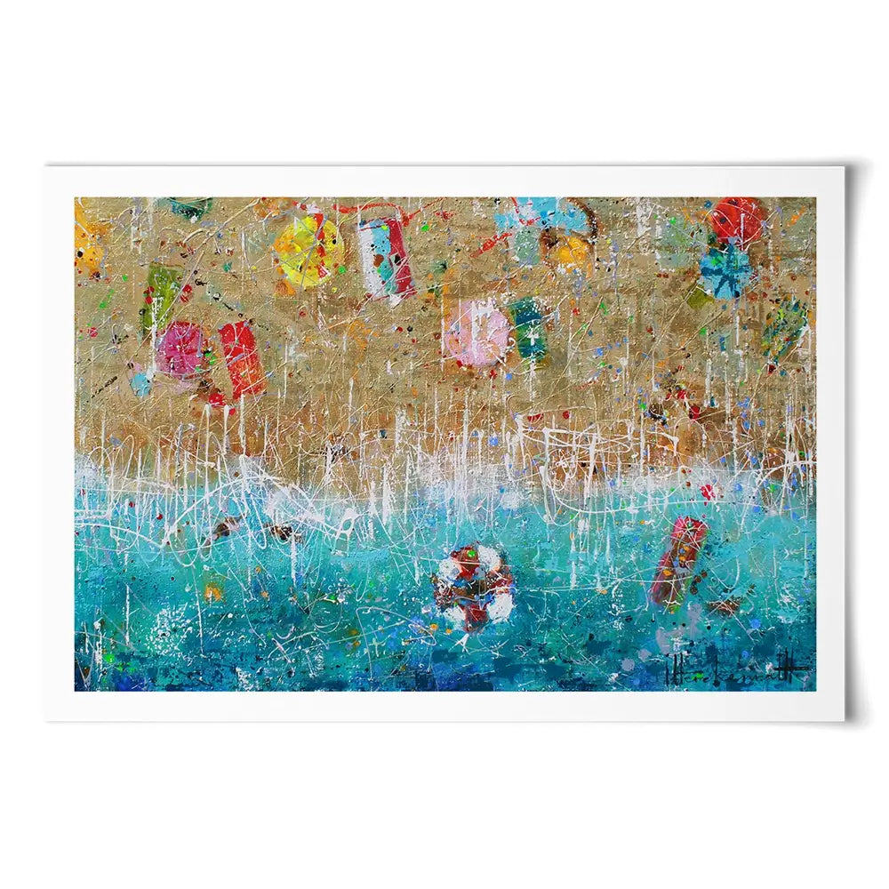 Beach Reflection Art Print Beach Reflection Art Print wall art product Studio Paint-Ing