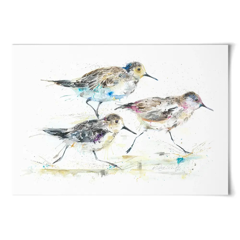 Beach Run Art Print Beach Run Art Print wall art product Nicola Jane Rowles