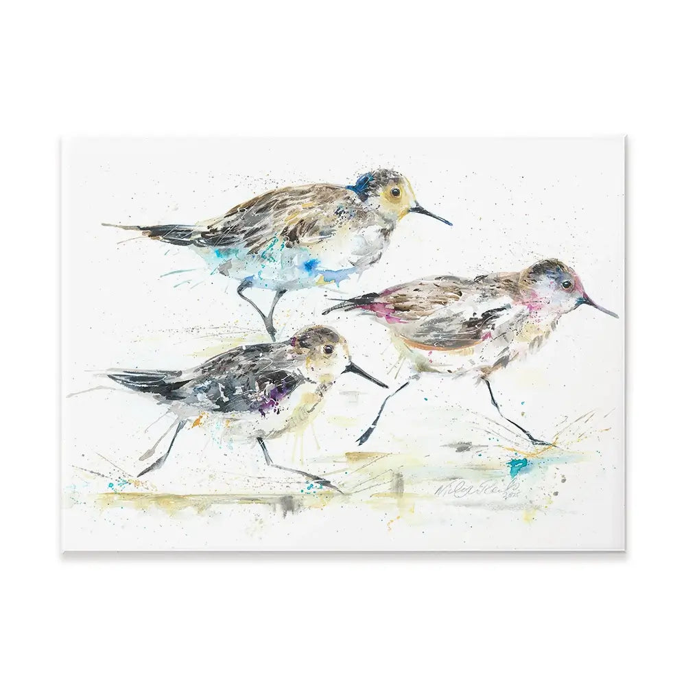 Beach Run Canvas Print Beach Run Canvas Print wall art product Nicola Jane Rowles
