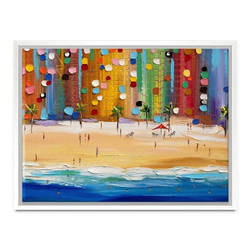 Beach Vibes Canvas Print Beach Vibes Canvas Print wall art product Ekaterina Ermilkina