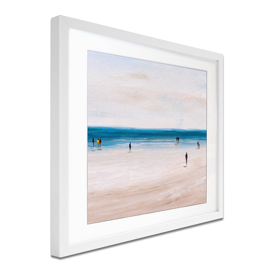 Beach Walks Square Framed Art Print wall art product CYC / Shutterstock