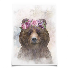 Bear Haze Art Print Bear Haze Art Print wall art product Sarah Manovski