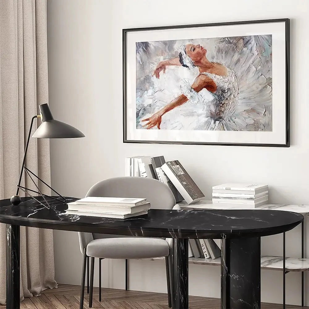 Beautiful Ballerina Framed Art Print Beautiful Ballerina Framed Art Print wall art product Maria Bo / Shutterstock