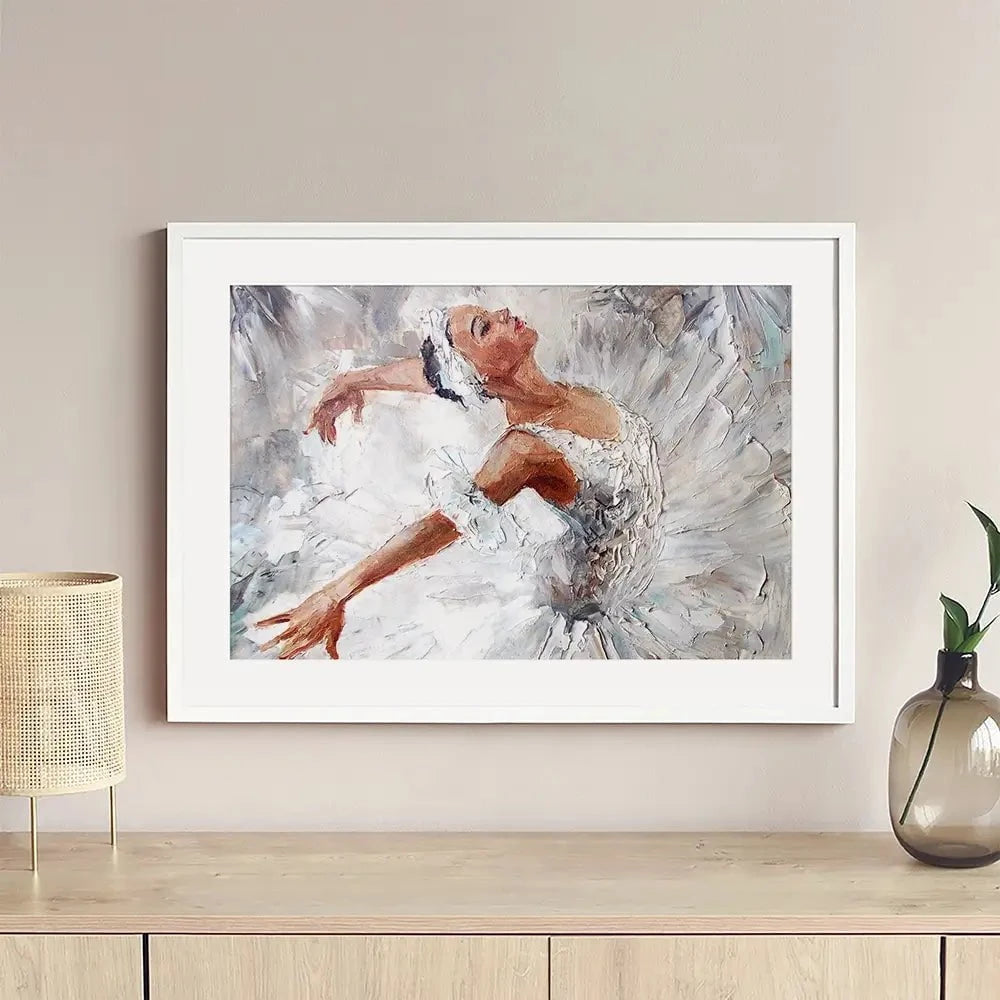 Beautiful Ballerina Framed Art Print Beautiful Ballerina Framed Art Print wall art product Maria Bo / Shutterstock