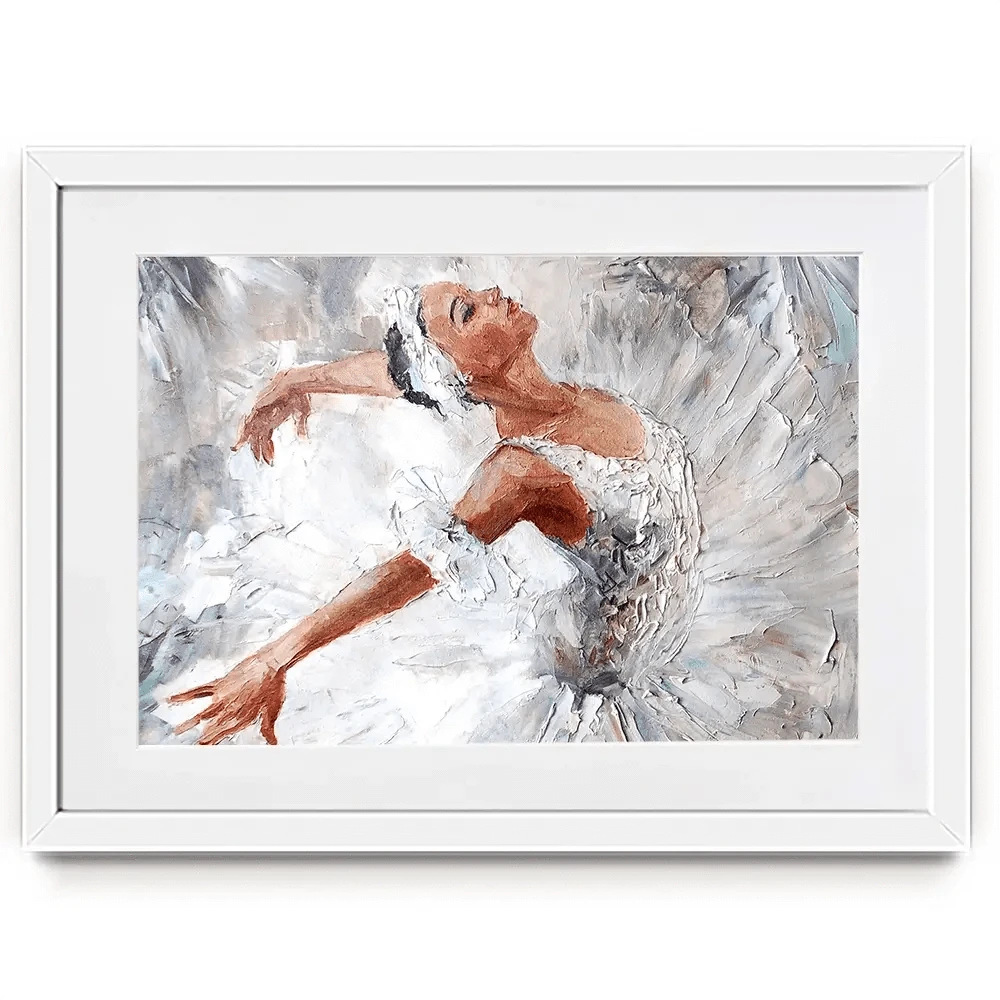 Beautiful Ballerina Framed Art Print Beautiful Ballerina Framed Art Print wall art product Maria Bo / Shutterstock