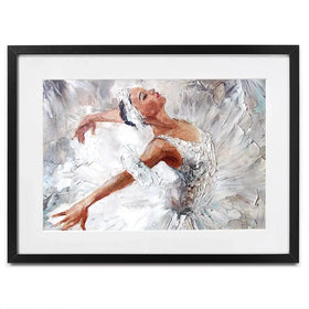 Beautiful Ballerina Framed Art Print Beautiful Ballerina Framed Art Print wall art product Maria Bo / Shutterstock