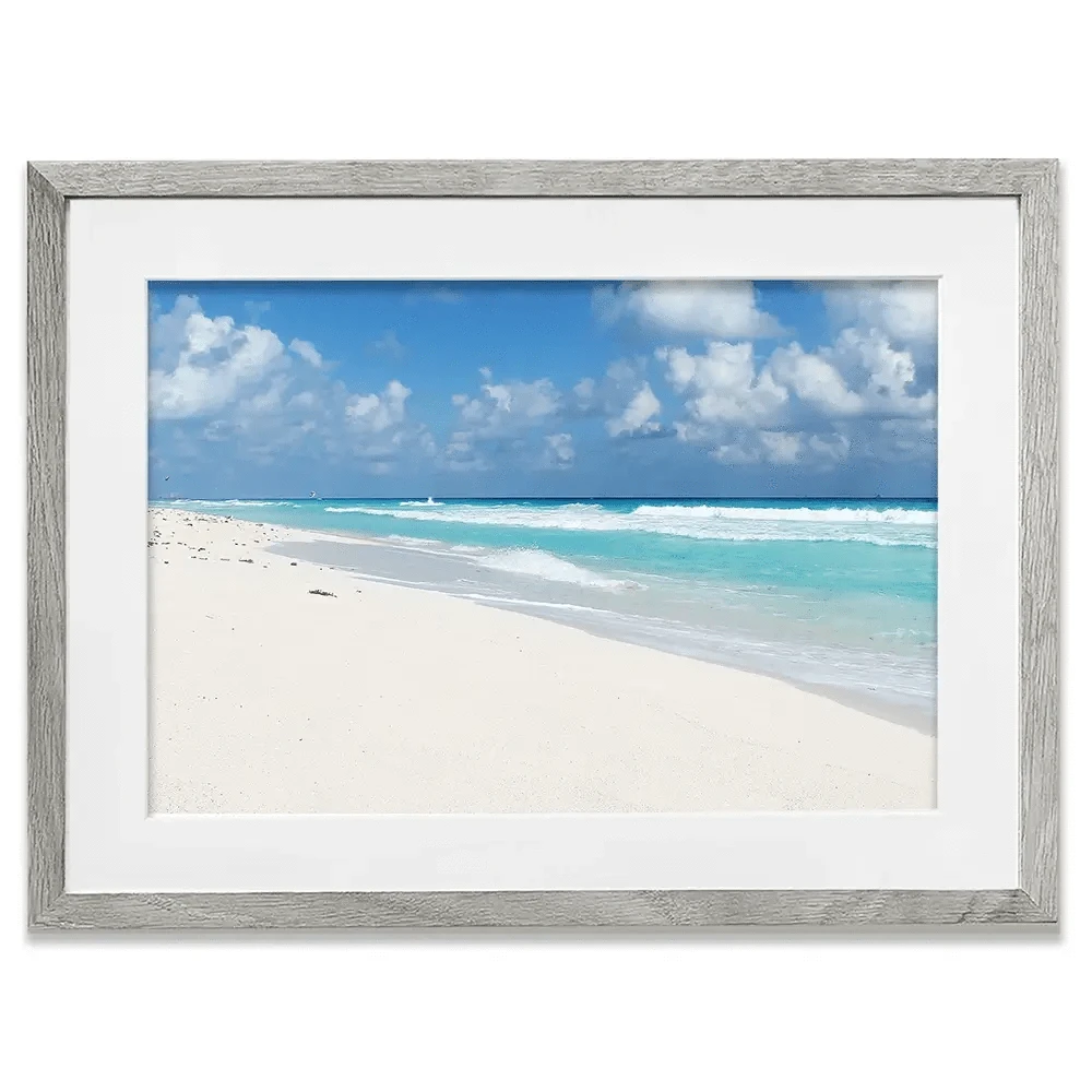 Beautiful Beach Scene Framed Art Print Beautiful Beach Scene Framed Art Print wall art product Ligia Aguilar / Shutterstock