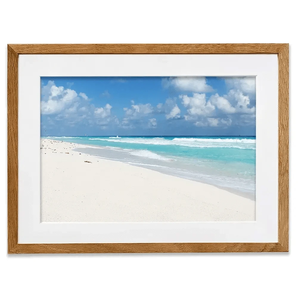 Beautiful Beach Scene Framed Art Print Beautiful Beach Scene Framed Art Print wall art product Ligia Aguilar / Shutterstock