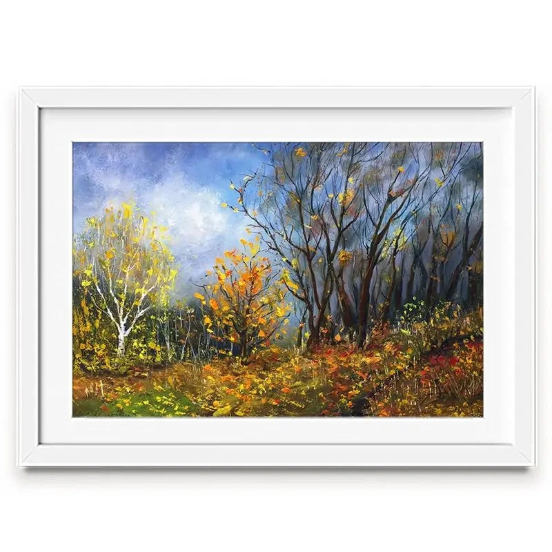 Beautiful Forest Framed Art Print Beautiful Forest Framed Art Print wall art product Koliadzynska Iryna / Shutterstock