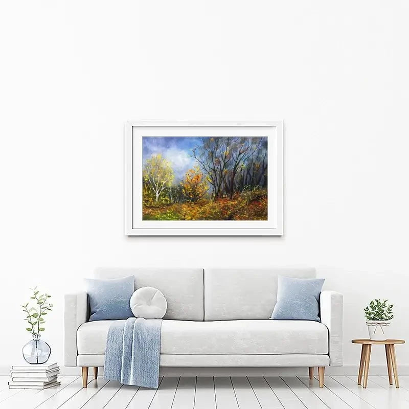 Beautiful Forest Framed Art Print Beautiful Forest Framed Art Print wall art product Koliadzynska Iryna / Shutterstock