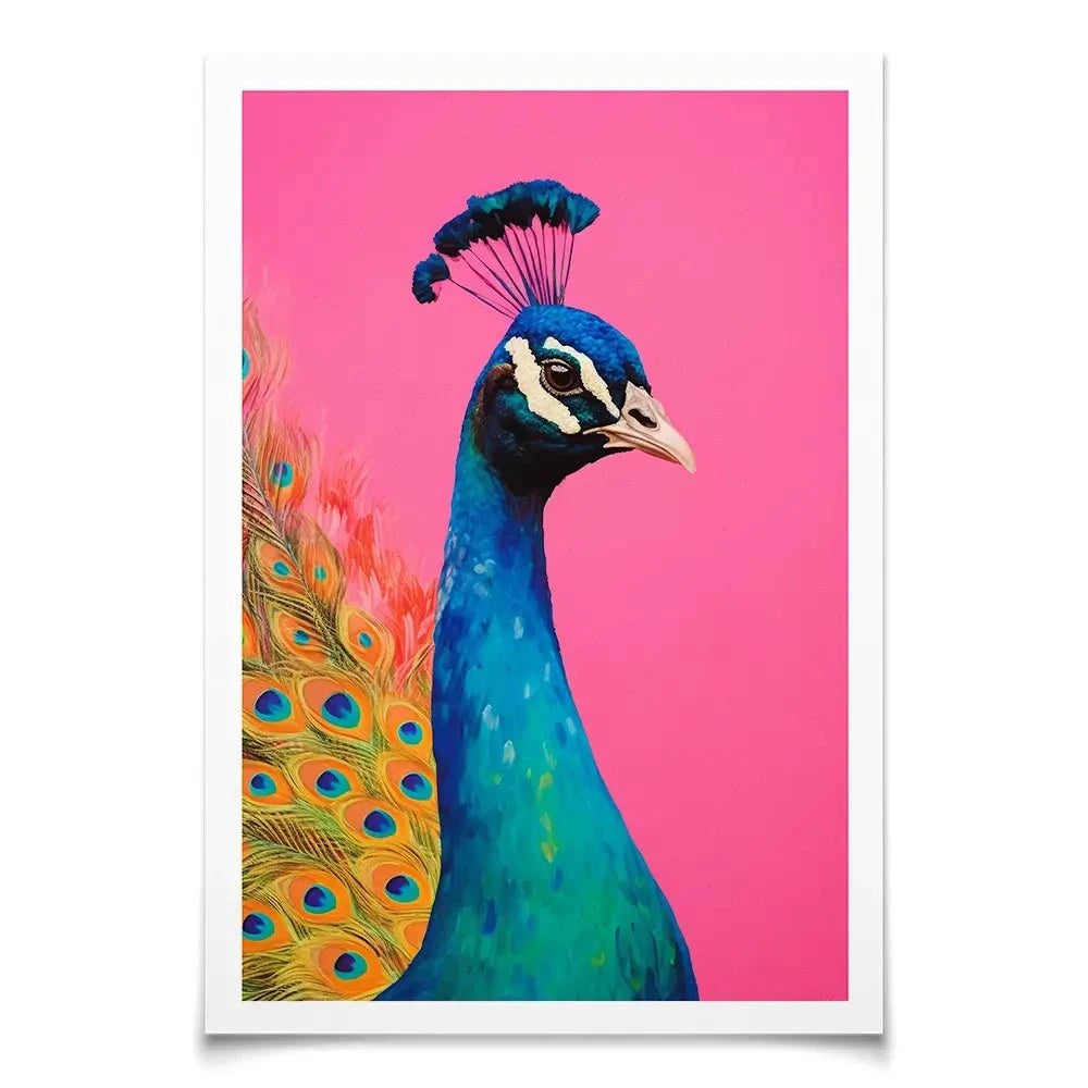 Beautiful Peacock Art Print Beautiful Peacock Art Print wall art product Treechild