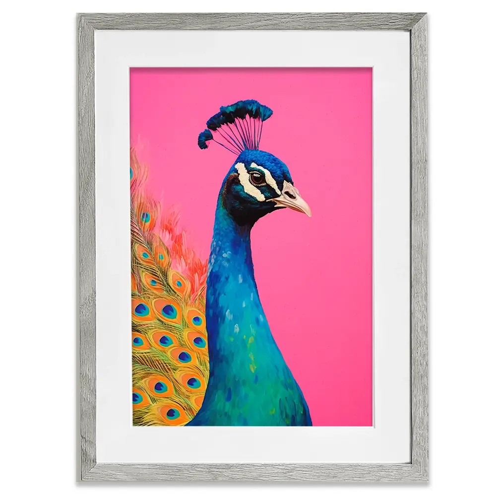Beautiful Peacock Framed Art Print Beautiful Peacock Framed Art Print wall art product Treechild