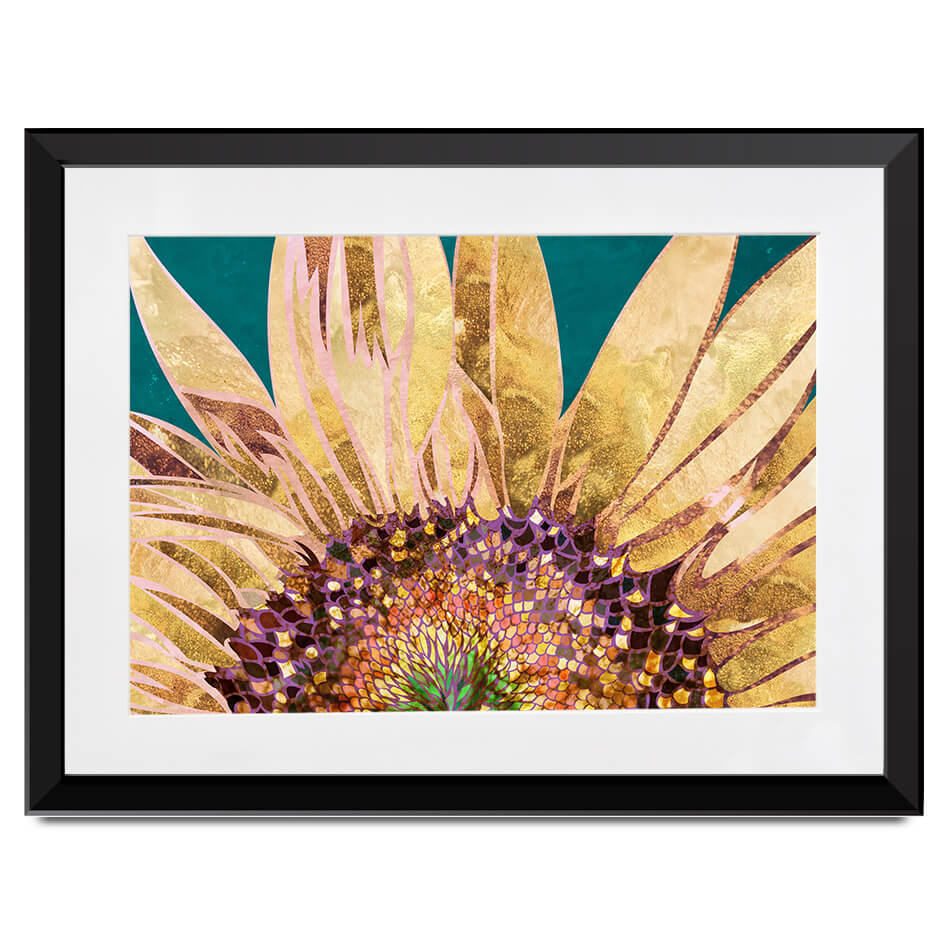Beautiful Sunflower Framed Art Print Beautiful Sunflower Framed Art Print wall art product Sarah Manovski