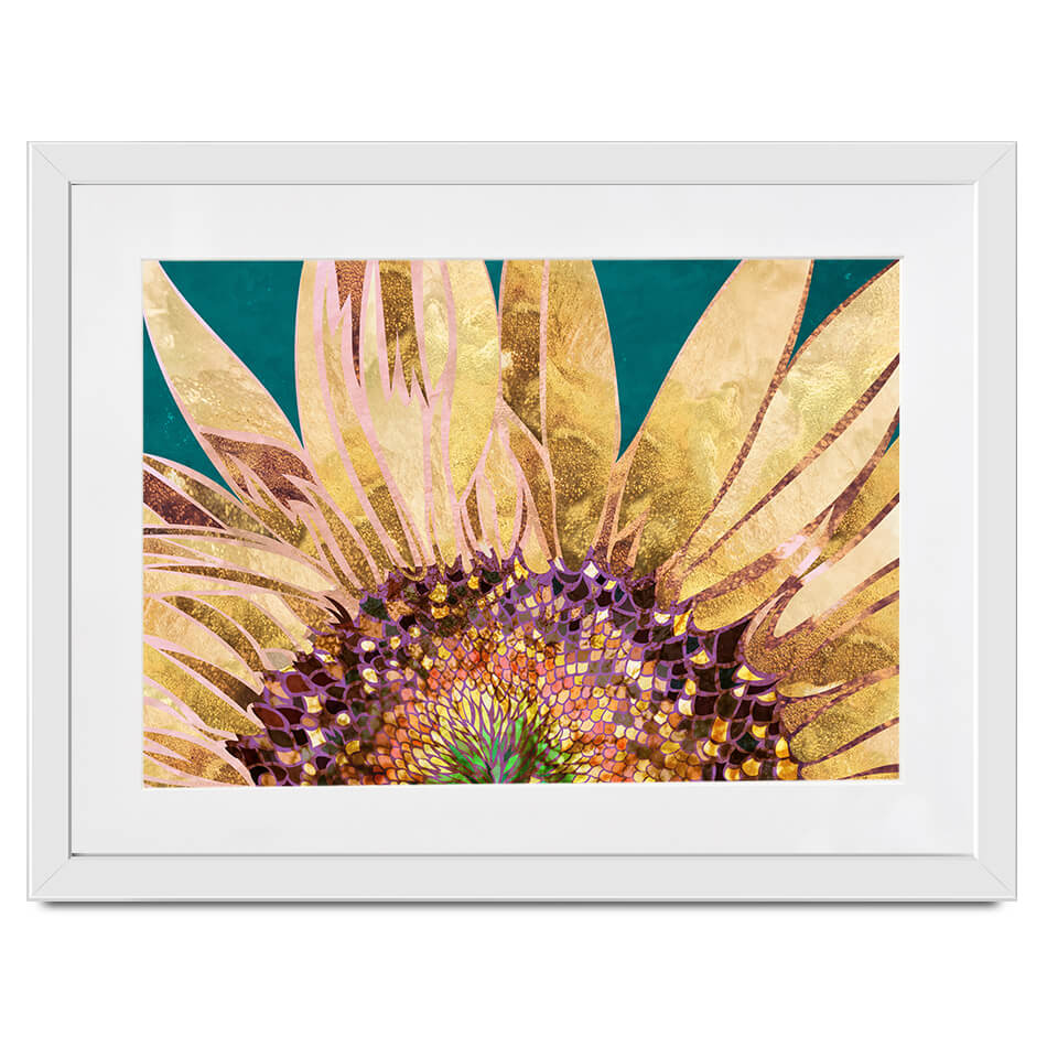 Beautiful Sunflower Framed Art Print Beautiful Sunflower Framed Art Print wall art product Sarah Manovski