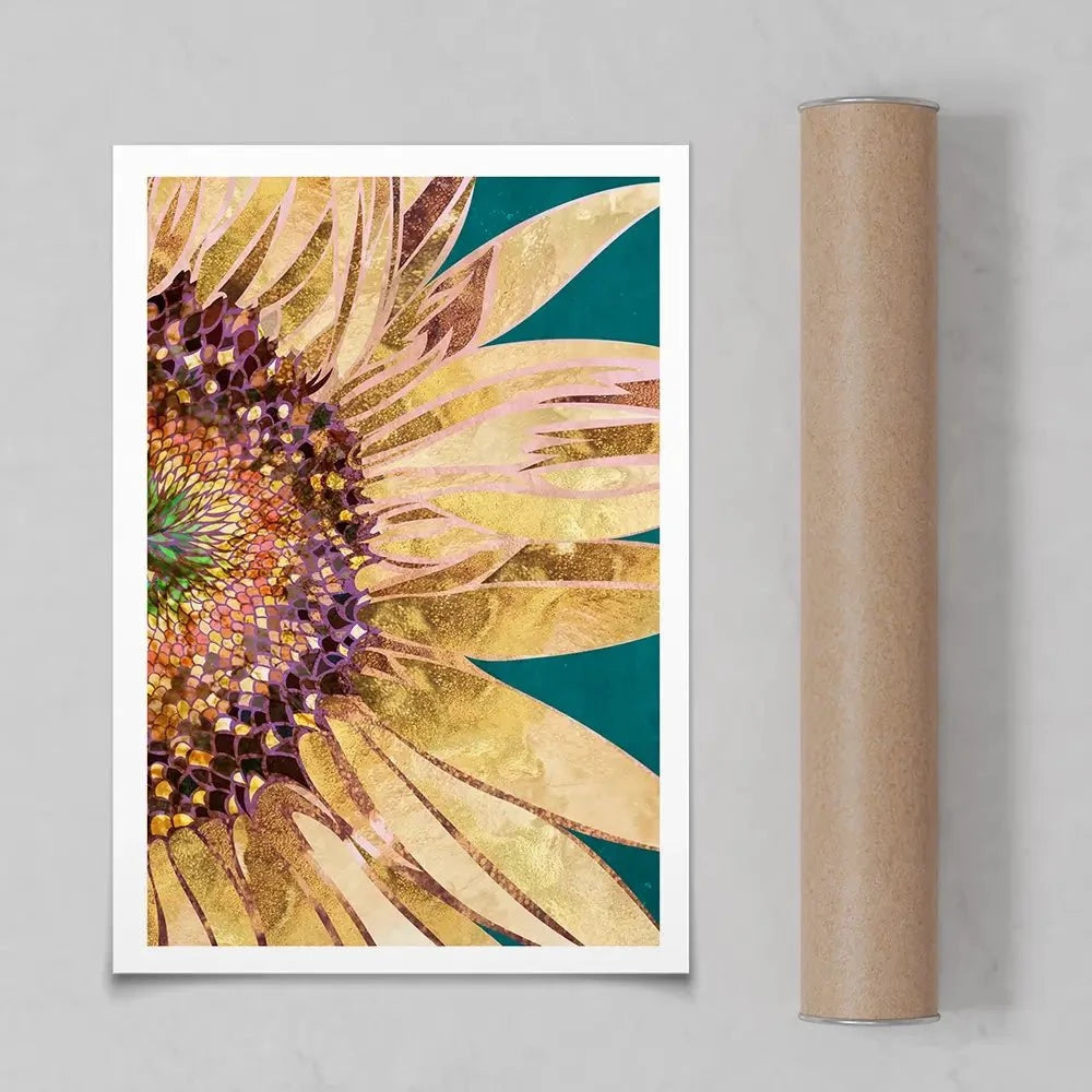 Beautiful Sunflower Portrait Art Print Beautiful Sunflower Portrait Art Print wall art product Sarah Manovski