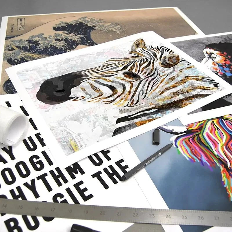 Beautiful Zebra Art Print Beautiful Zebra Art Print wall art product Sarah Manovski