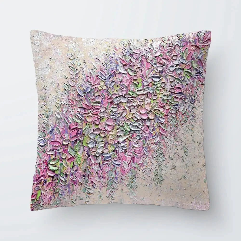 Beauty Everywhere Cushion Beauty Everywhere Cushion wall art product Nada Khatib