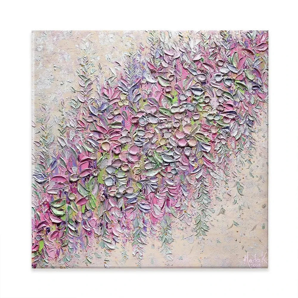 Beauty Everywhere Square Canvas Print Beauty Everywhere Square Canvas Print wall art product Nada Khatib