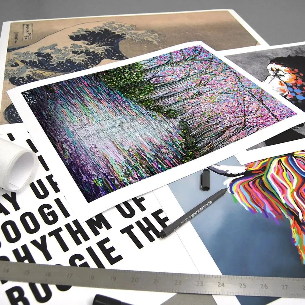 Beauty In The Puddle Art Print Beauty In The Puddle Art Print wall art product Nada Khatib