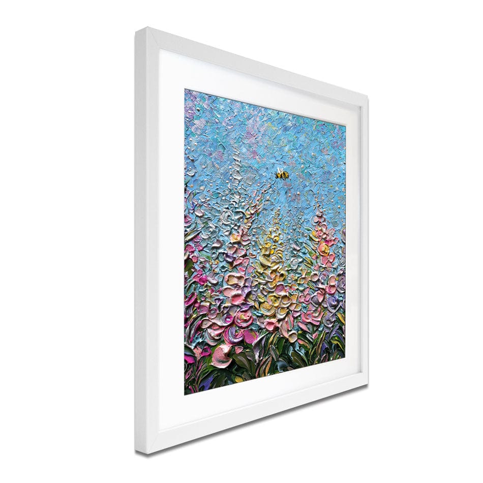 Bee Brave Framed Art Print wall art product Expression By Nada