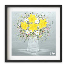 Bee Happy Framed Art Print Bee Happy Framed Art Print wall art product Jo Gough