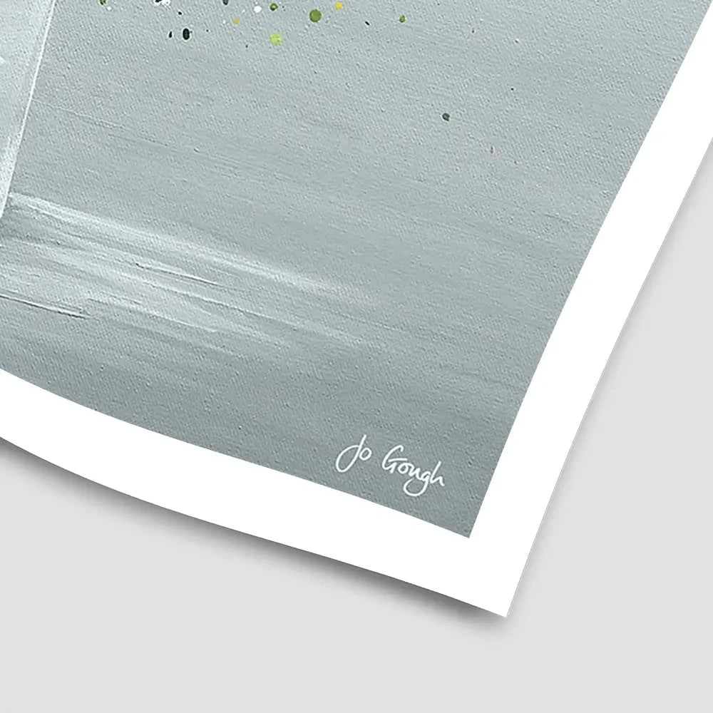 Bee Happy Square Art Print Bee Happy Square Art Print wall art product Jo Gough