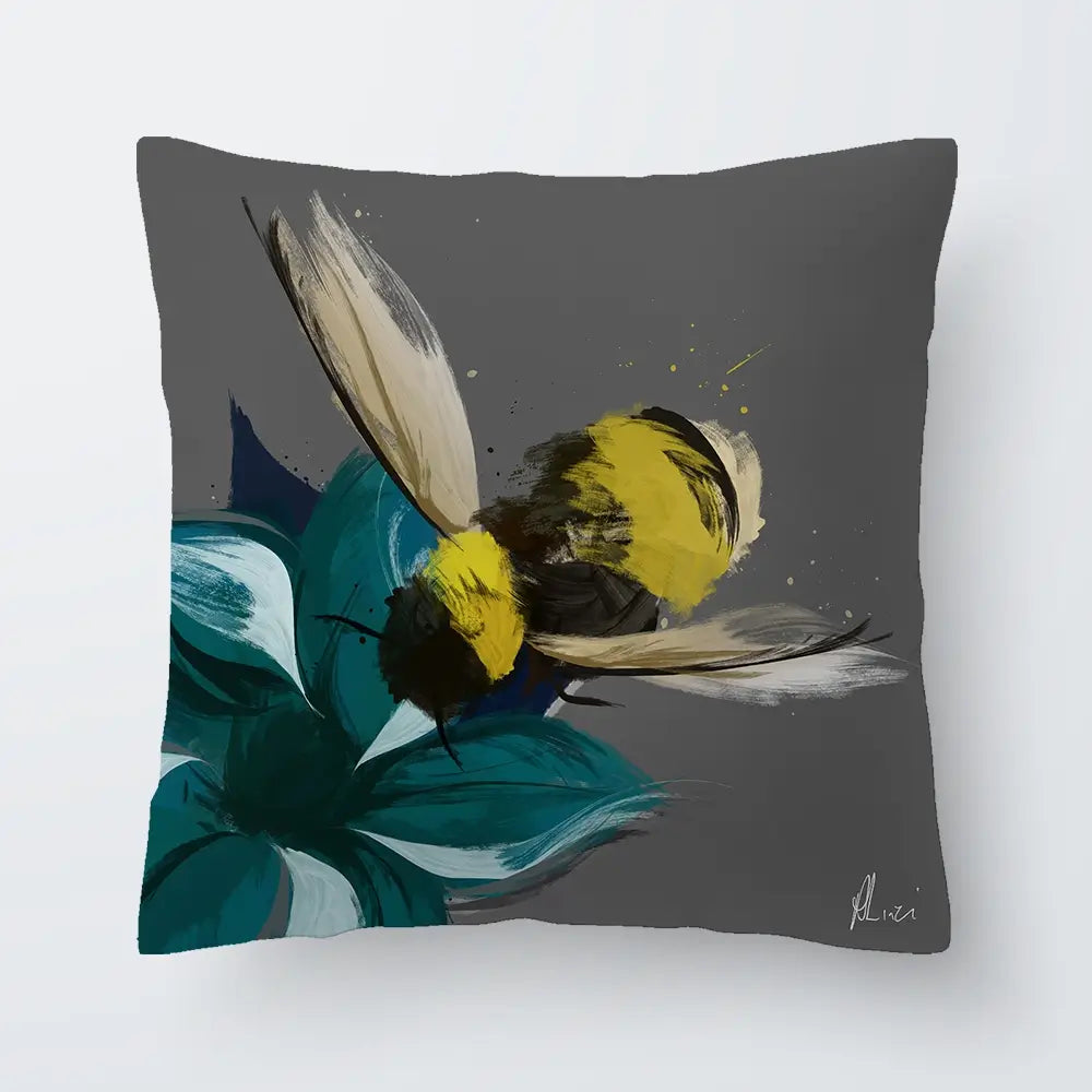Bee In Flight Cushion Bee In Flight Cushion wall art product Aimee Linzi