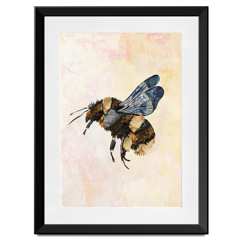 Bee-Kind Framed Art Print Bee-Kind Framed Art Print wall art product Sarah Manovski