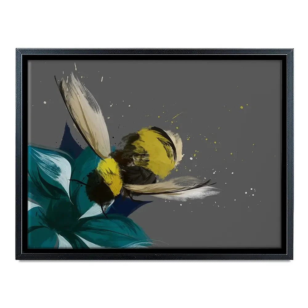 Bee On A Flower Canvas Print Bee On A Flower Canvas Print wall art product Aimee Linzi