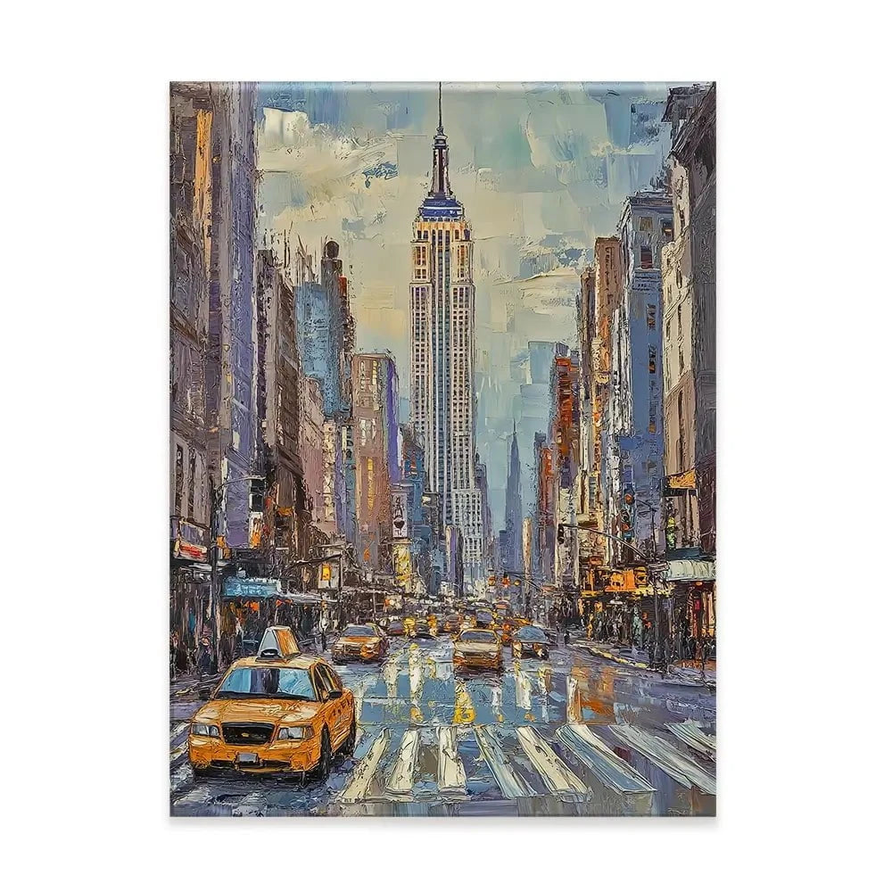 Big Apple Crossing Canvas Print Big Apple Crossing Canvas Print wall art product David Alexander Elder