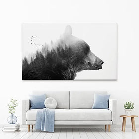 Big Bear Canvas Print Big Bear Canvas Print wall art product Emanuela Carratoni - Independent