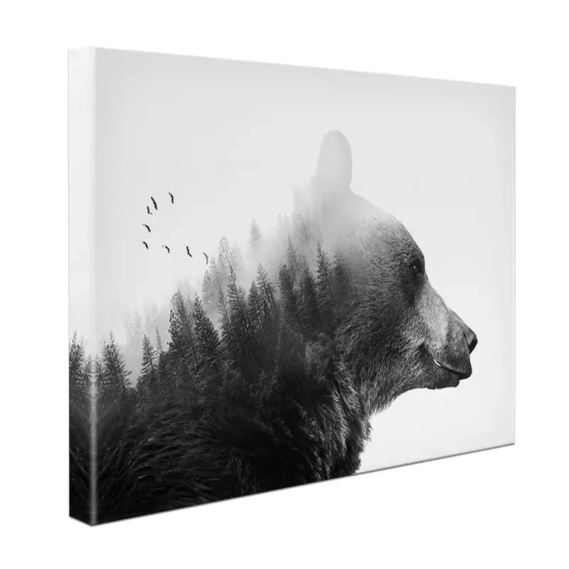 Big Bear Canvas Print Big Bear Canvas Print wall art product Emanuela Carratoni - Independent