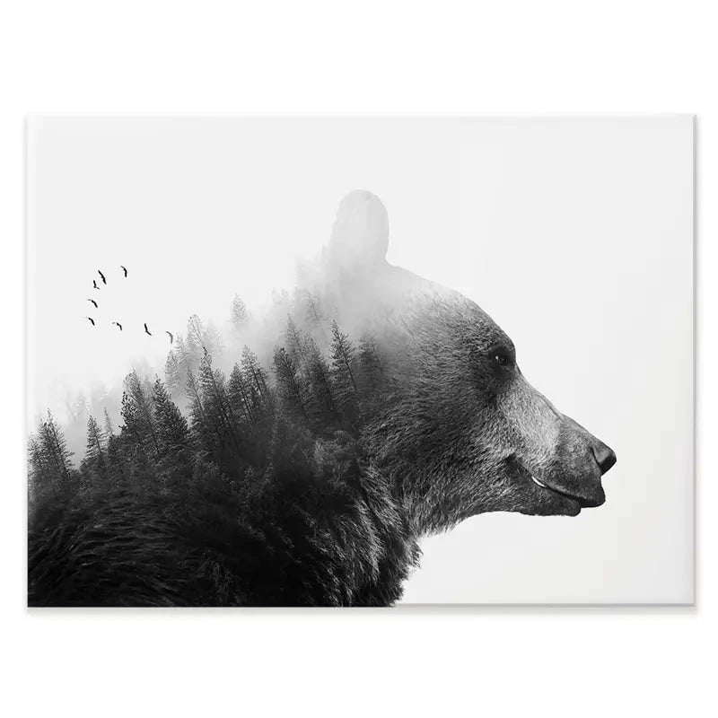 Big Bear Canvas Print Big Bear Canvas Print wall art product Emanuela Carratoni - Independent