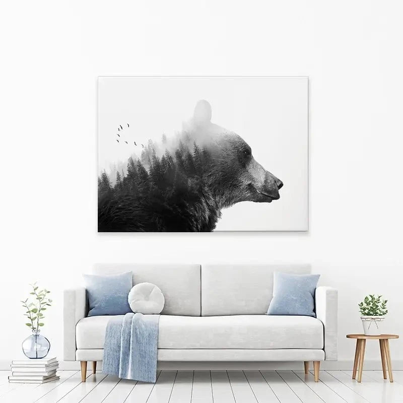 Big Bear Canvas Print Big Bear Canvas Print wall art product Emanuela Carratoni - Independent