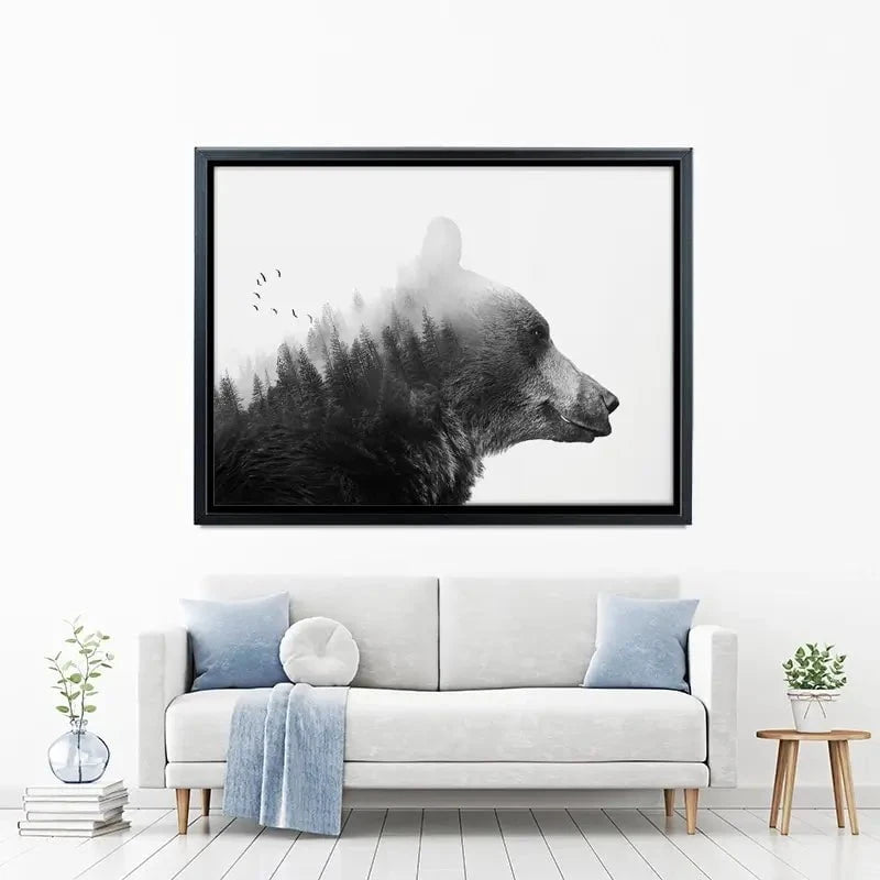 Big Bear Canvas Print Big Bear Canvas Print wall art product Emanuela Carratoni - Independent