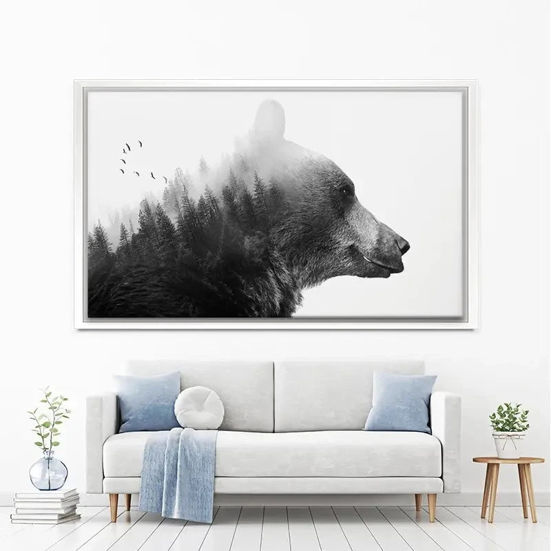 Big Bear Canvas Print Big Bear Canvas Print wall art product Emanuela Carratoni - Independent