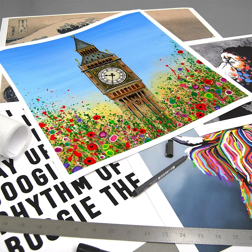 Big Ben Square Art Print Big Ben Square Art Print wall art product Jo Gough