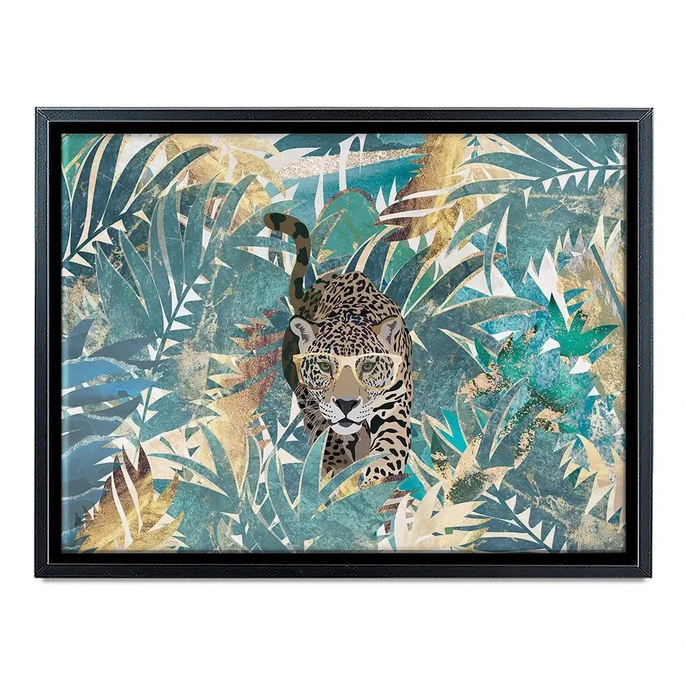 Big Cat Creeping Landscape Canvas Print Big Cat Creeping Landscape Canvas Print wall art product Sarah Manovski
