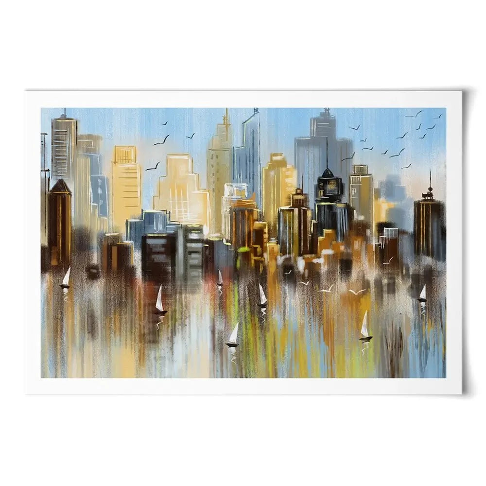 Big City Reflections Art Print Big City Reflections Art Print wall art product Tim Kats / Shutterstock