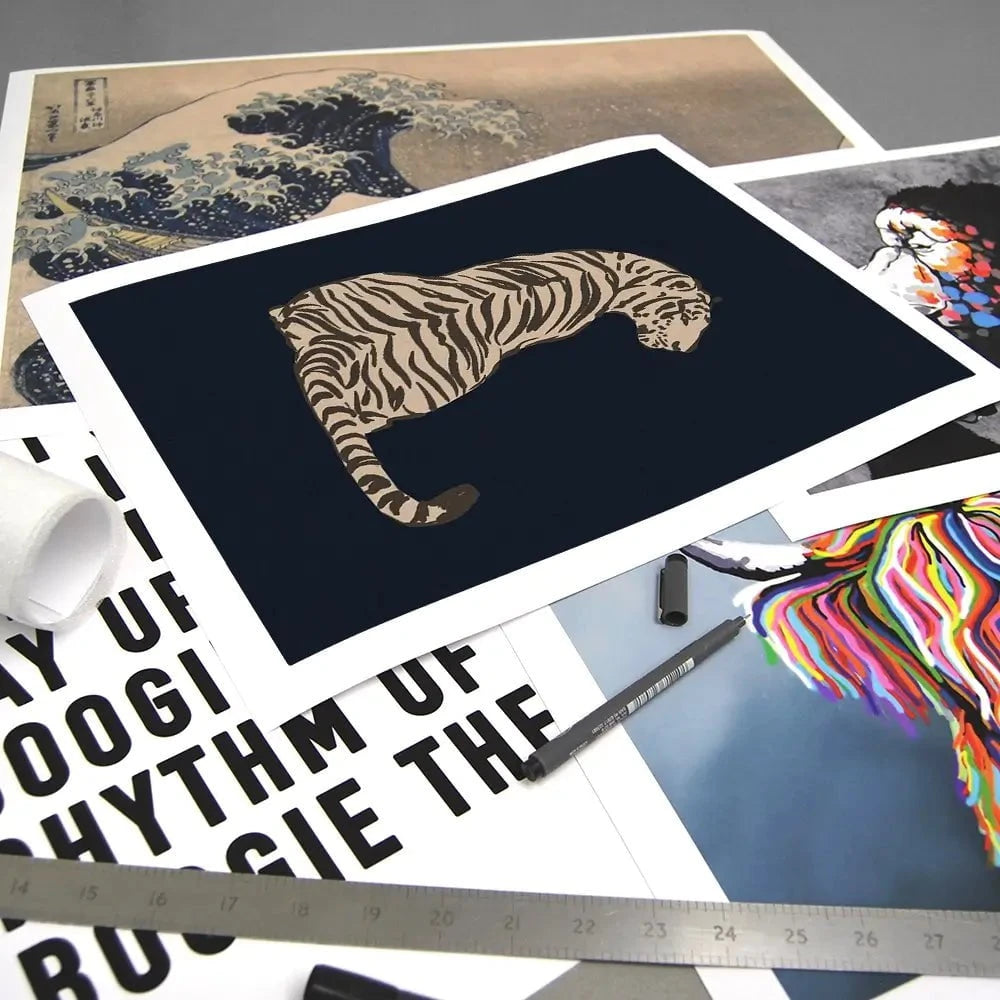 Big Jungle Cats Art Print Big Jungle Cats Art Print wall art product Victoria Barnes