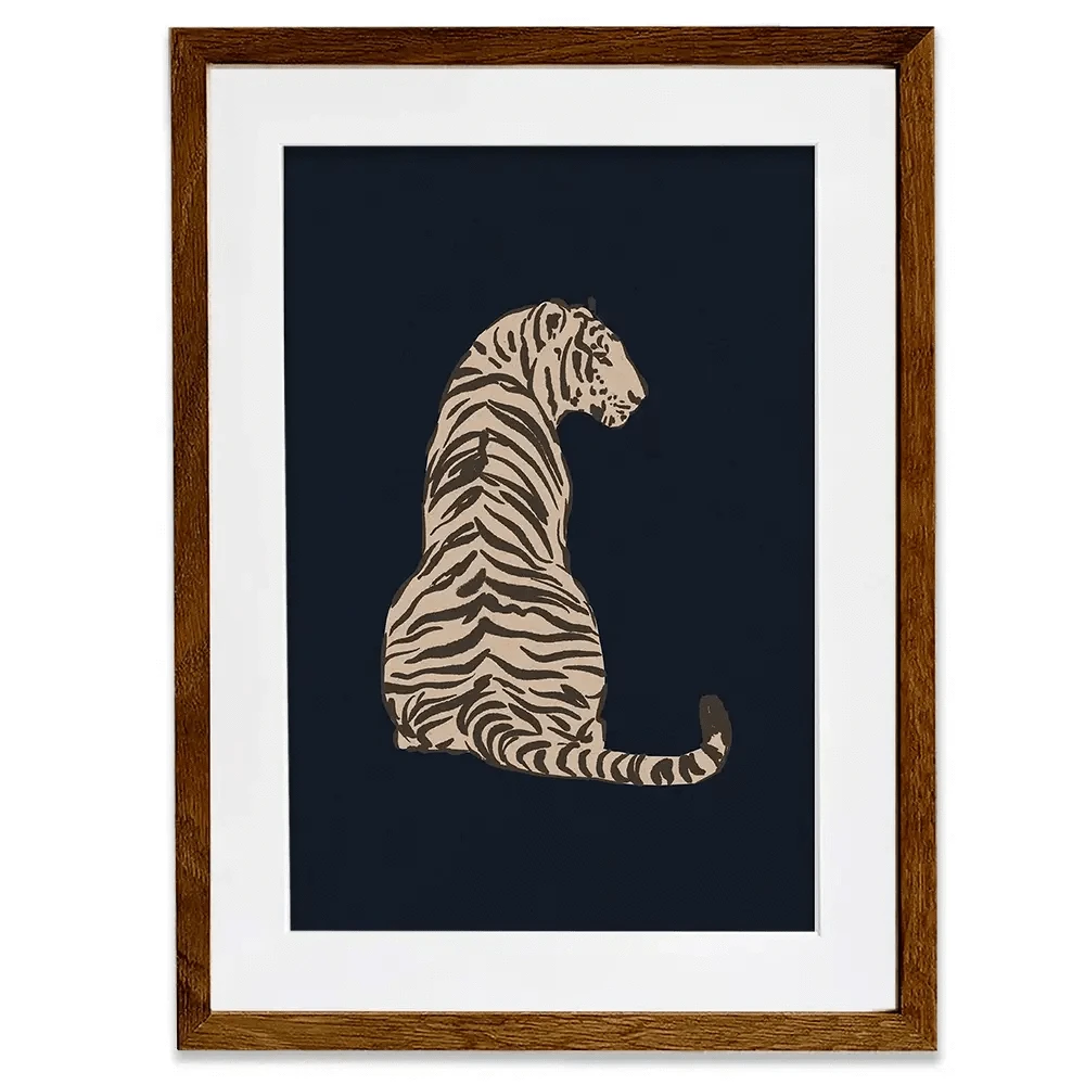 Big Jungle Cats Framed Art Print Big Jungle Cats Framed Art Print wall art product Victoria Barnes