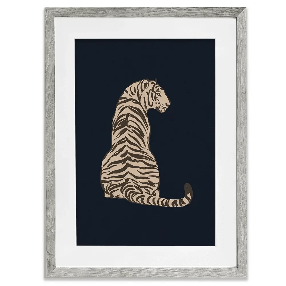 Big Jungle Cats Framed Art Print Big Jungle Cats Framed Art Print wall art product Victoria Barnes